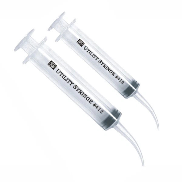 Monoject Style 412 Curved Tip Utility Irrigation Syringes 12ml (12cc)