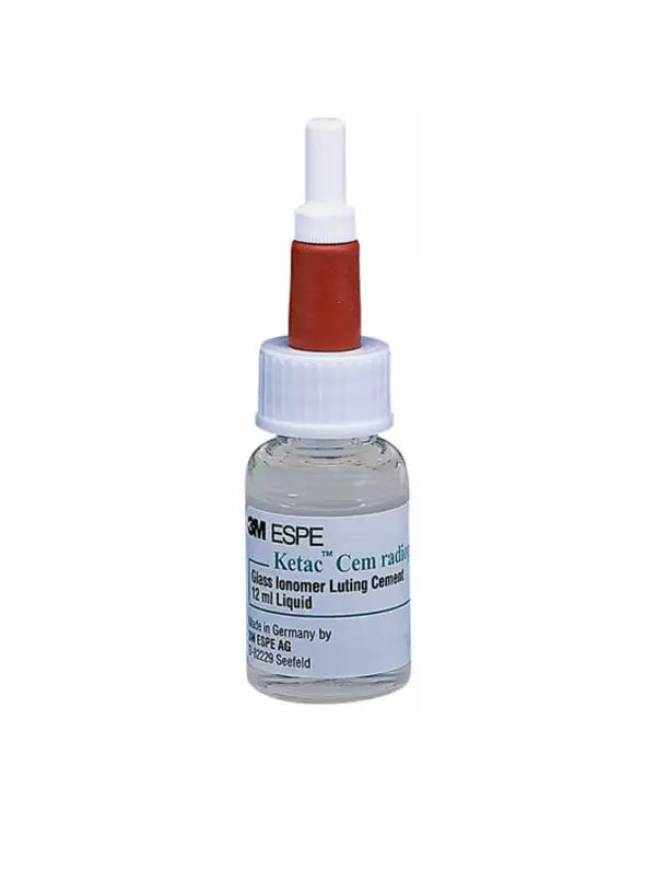 3M Ketac Cem Radiopaque Glass Ionomer Luting Cement Dental 12mL Liquid only 5x