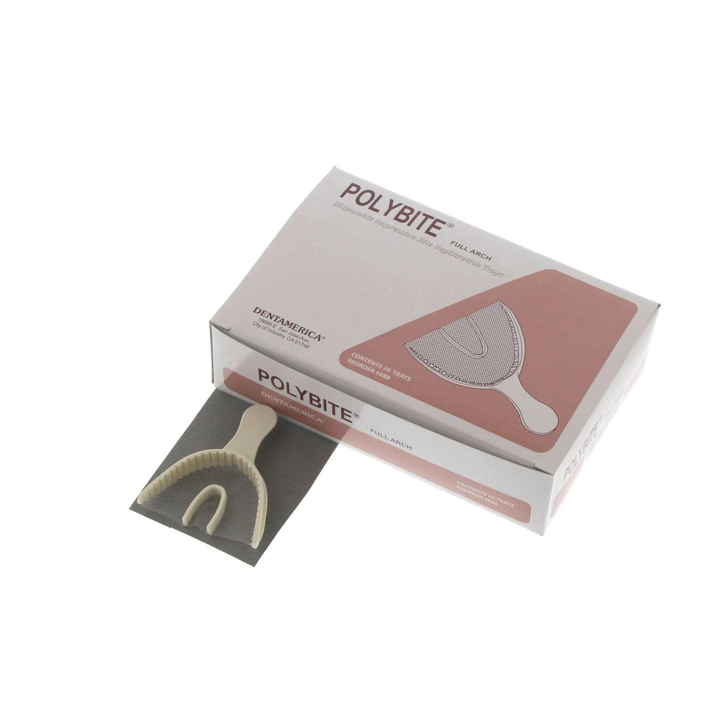 DentAmerica Polybite Disposable Impression Bite Trays–Full Arch