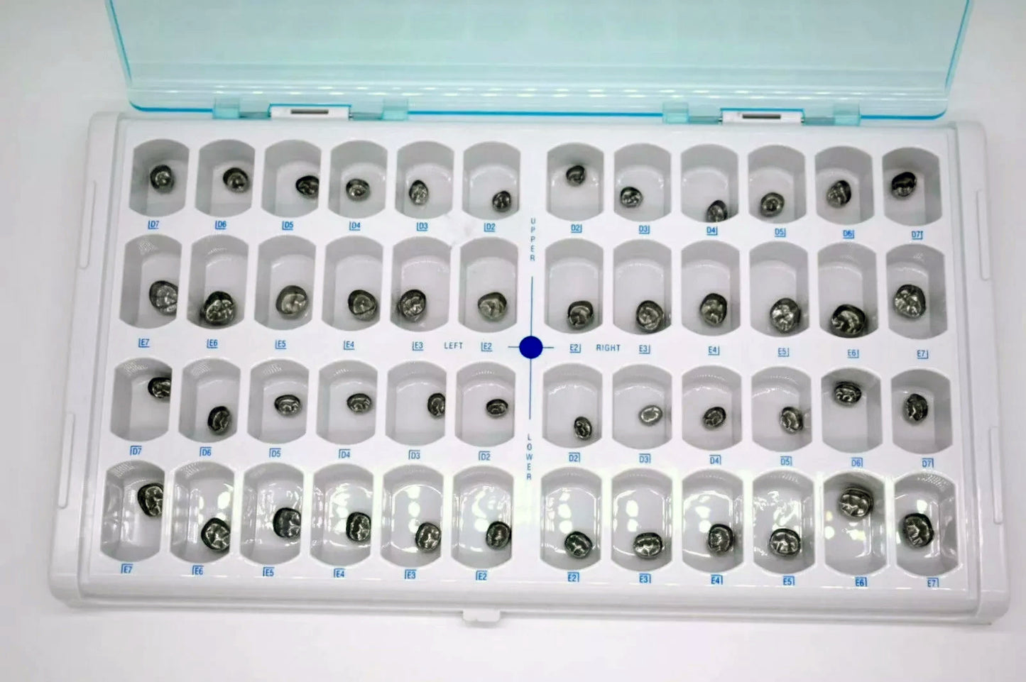Redland DENTAL Ni-Chro STAINLESS STEEL Primary Molar (KIDS CROWN KIT OF 48 PCS)