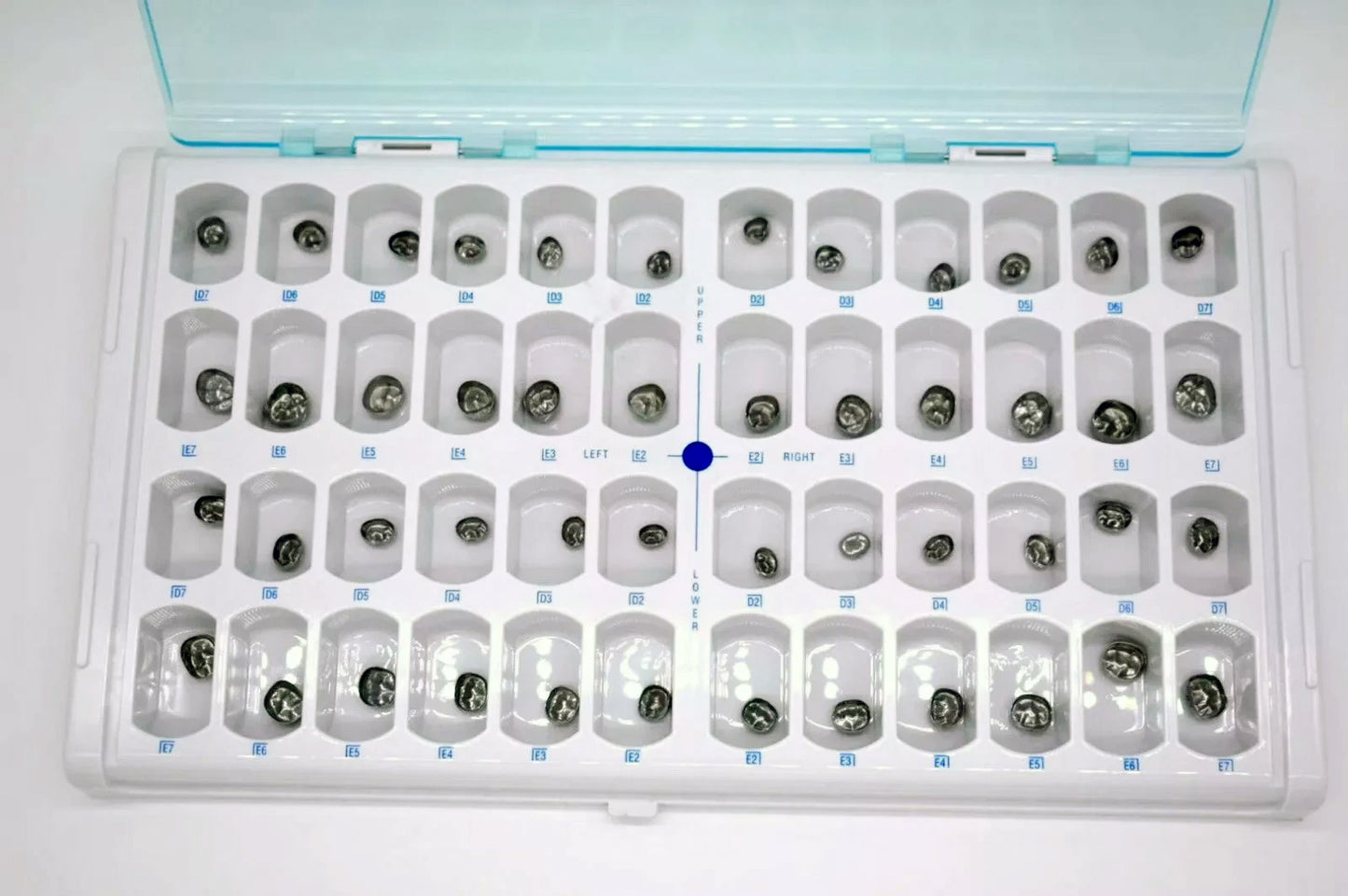 Redland DENTAL STAINLESS STEEL Permanent Molar Adult CROWN (KIT OF 48 PCS)
