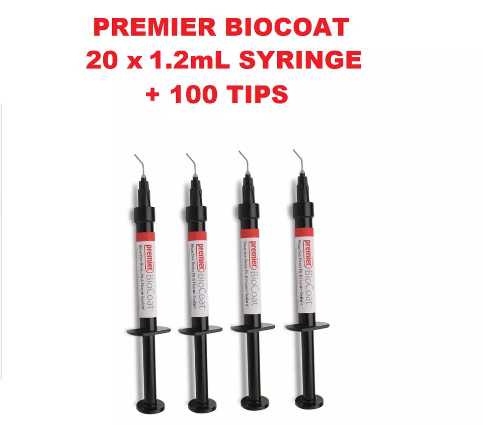 Premier® BioCoat new bioactive resin pit and fissure sealant 1.2mL Syringe