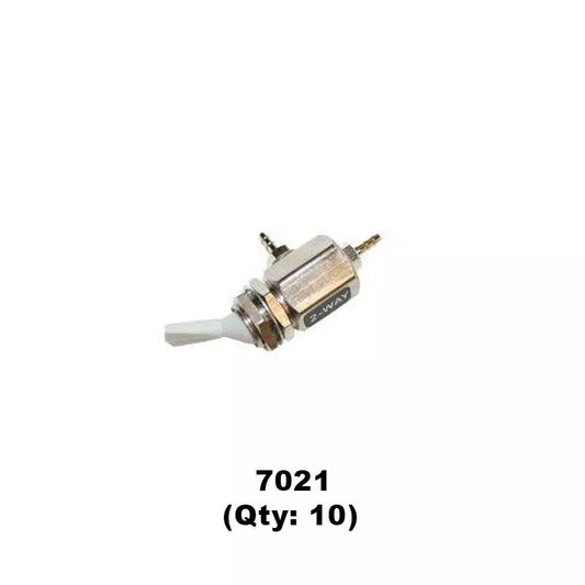 DCI Toggle Momentary Valve “Hex Body” (Gray) (10 Pack) for Dental