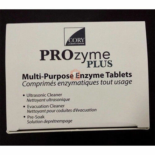 Cory Laboratories Prozyme Plus Ultrasonic & Evacuation Cleaning pre-soak (3 in 1) 64 Tablets Mint
