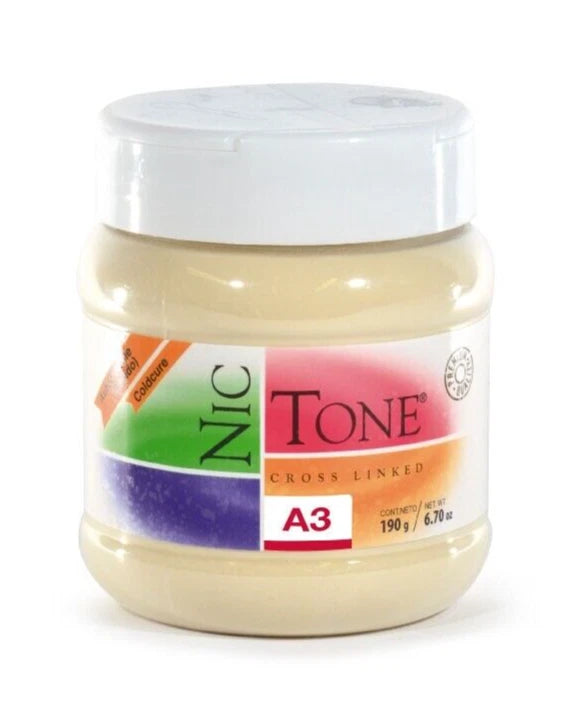 NIC TONE Autocurable Coldcure Acrylic Resin 190gm Powder A3 by MDC Dental
