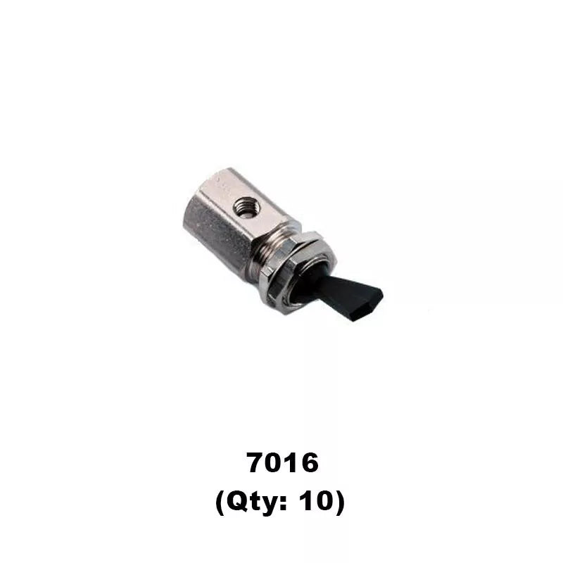 DCI Toggle On / Off Valve Hex Body (Gray) (10 Pack) for Dental