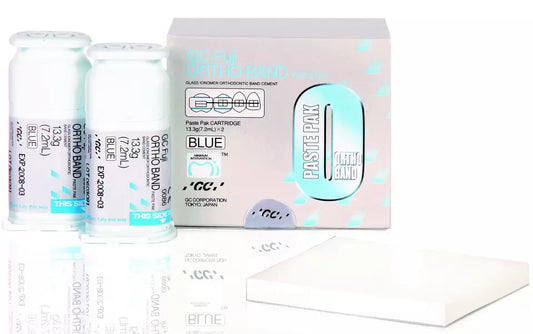 GC Fuji Ortho Band Glass Ionomer ORTHO Cement Paste Pak Cartridge BLUE