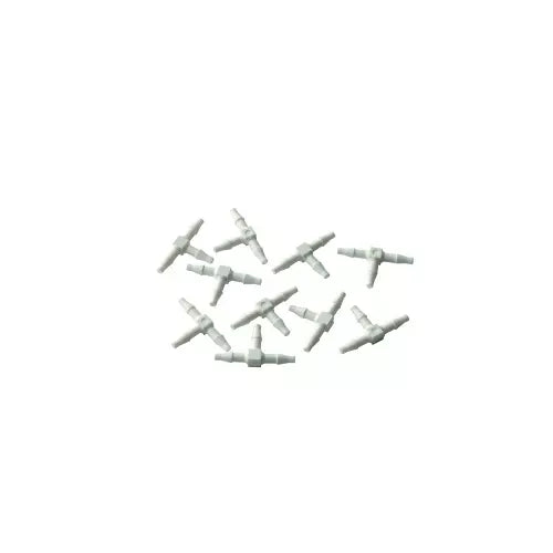 DCI 1/16" Barb Tee, Plastic; 10 piece, (Pack of 10) PN 0082
