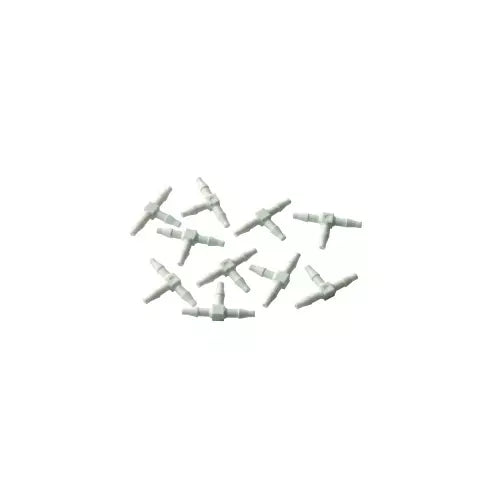 DCI 1/16" Barb Tee, Plastic; 10 piece, (Pack of 10) PN 0082