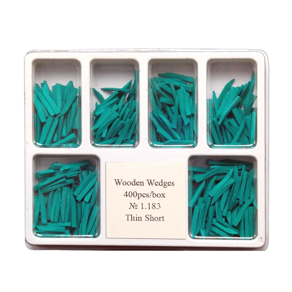 Dental Anatomical Wooden Wedges 400/Bx All sizes Compare to Premier Sycamore
