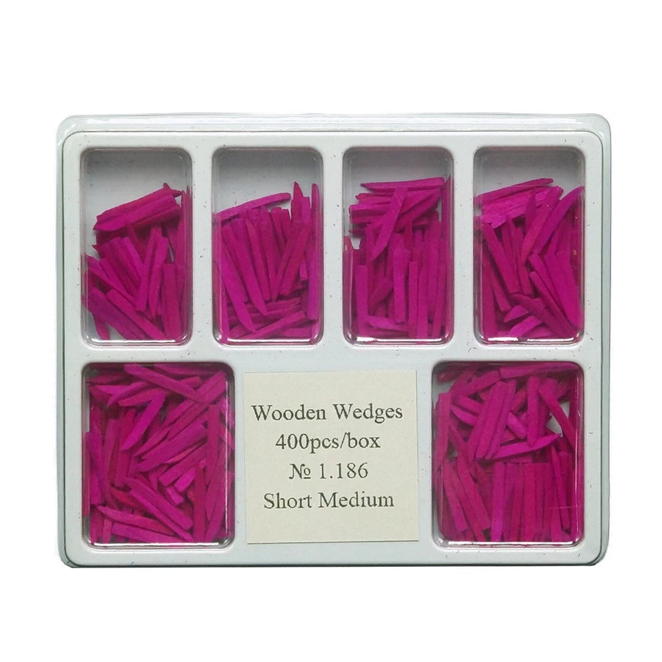Dental Anatomical Wooden Wedges 400/Bx All sizes Compare to Premier Sycamore