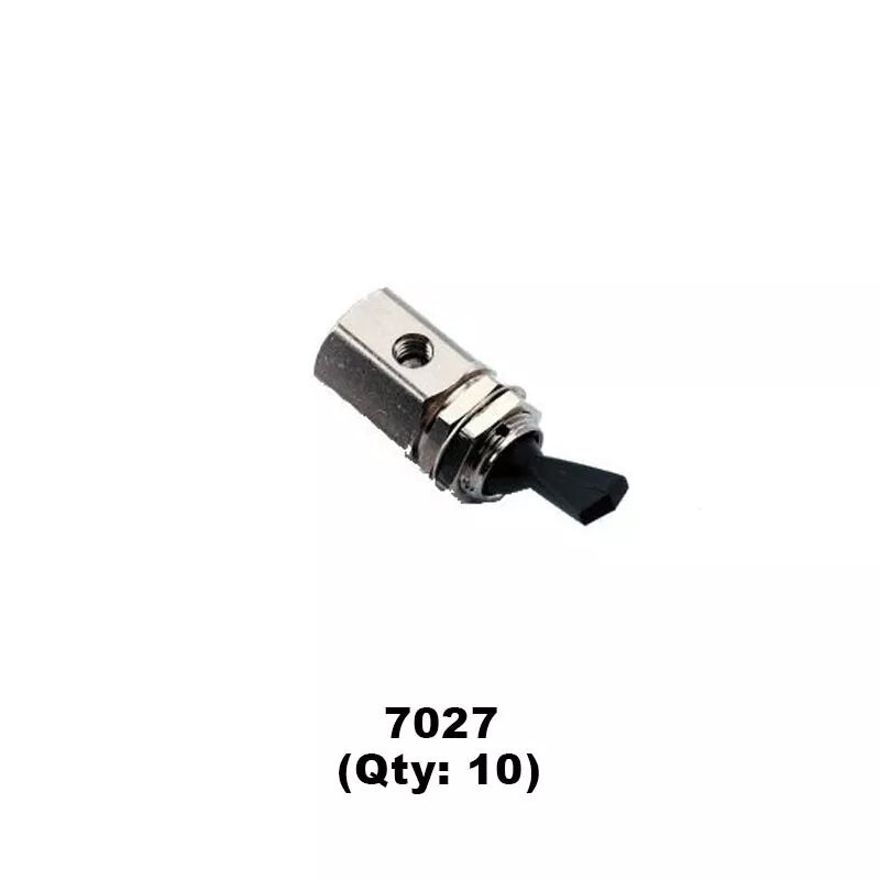 DCI Toggle Momentary Valve “Hex Body” (Gray) (10 Pack) for Dental