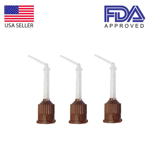 Parkell type Universal Automix Endo Brown Tip Root Canal Tips for Predicta 50/Pk