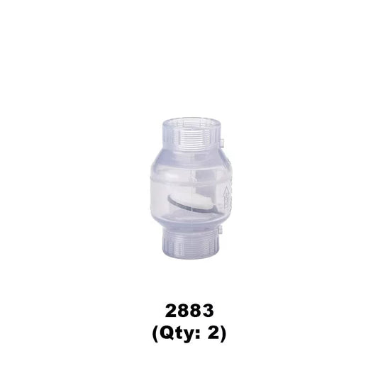 DCI Threaded PVC Swing Check Valves Dental & Accessories