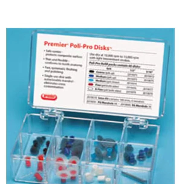 Premier Poli Pro Disks Starter Kit with 35 Disk & 1 Mandrel #2019099