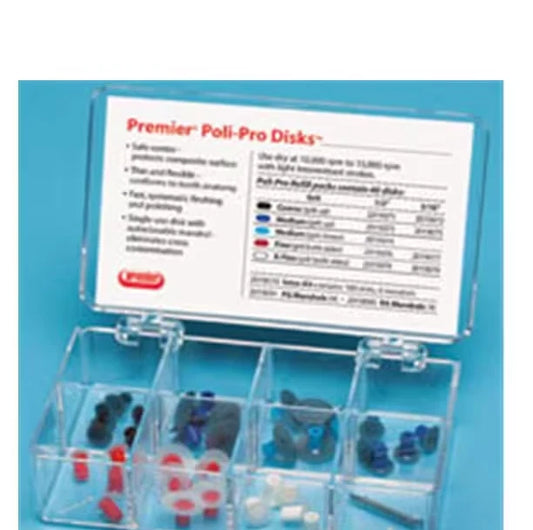 Premier Poli Pro Disks Starter Kit with 35 Disk & 1 Mandrel #2019099
