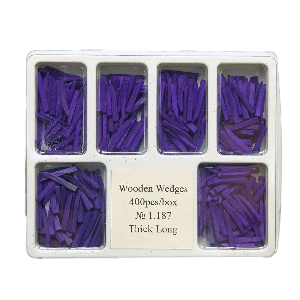 Dental Anatomical Wooden Wedges 400/Bx All sizes Compare to Premier Sycamore