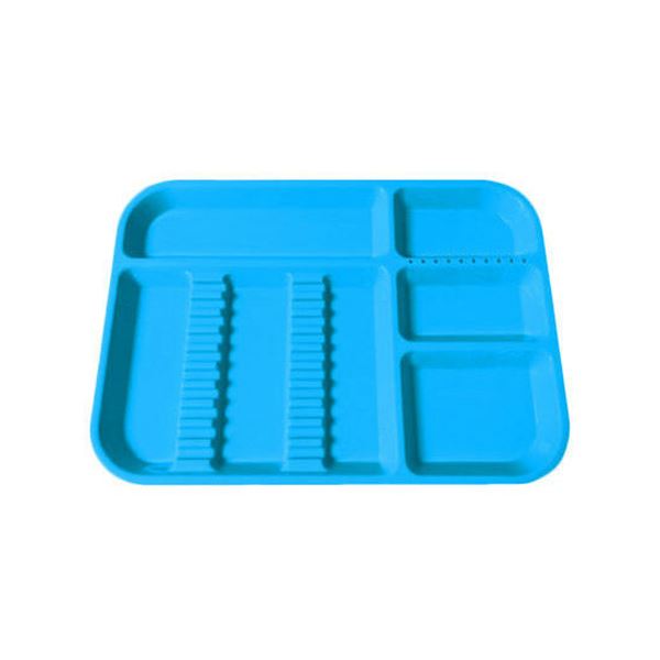 Plasdent Instrument Divided Setup Trays Size B (Neon Blue) – Tri County ...