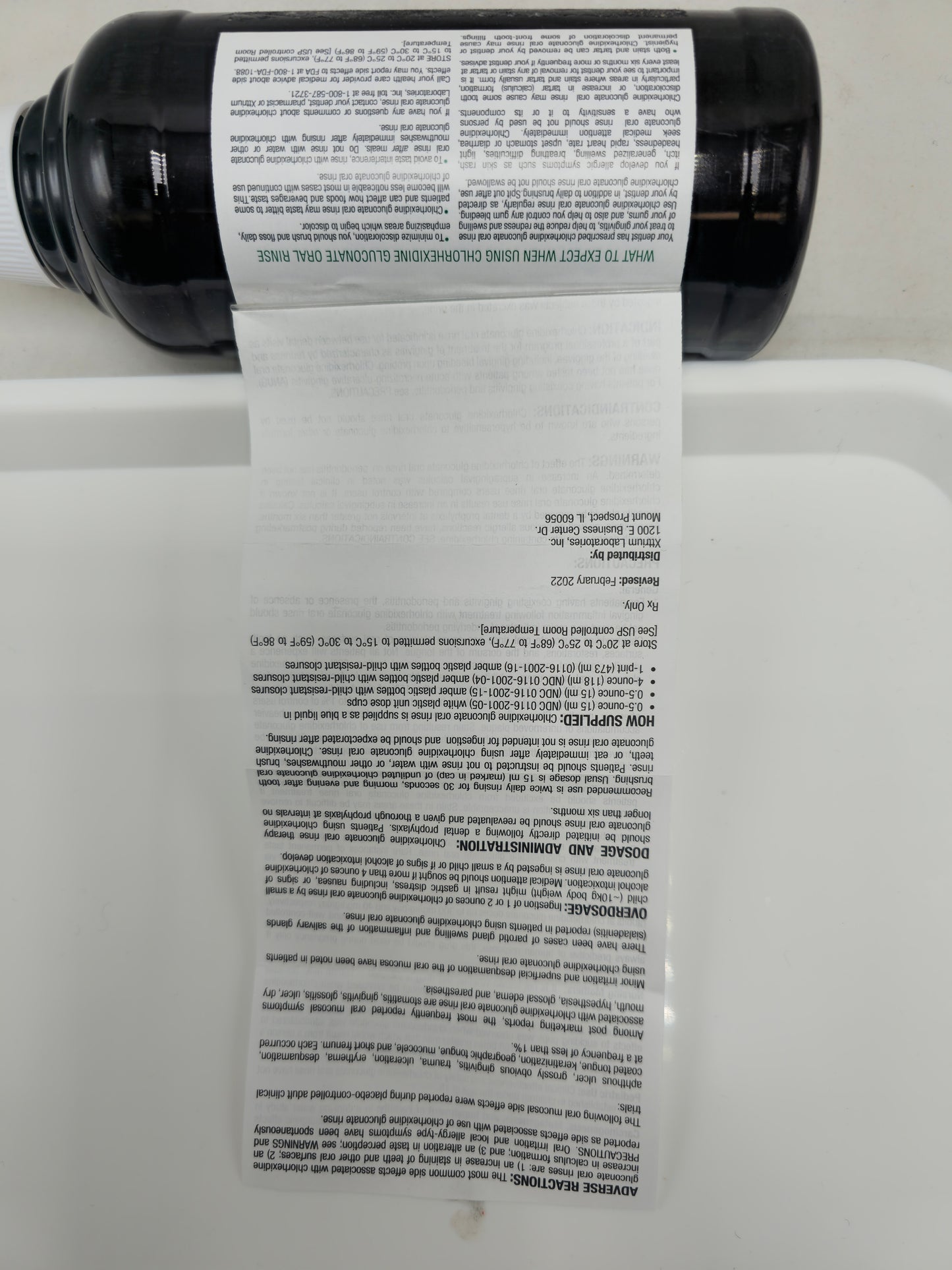 Xttrium Laboratories - Chlorhexidine Gluconate .12% Oral Rinse