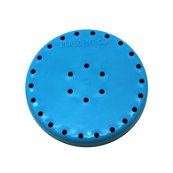 Pink Bur Blocks Plasdent Magnetic Round 28-Hole Bur Block – Tri County Dental Supply