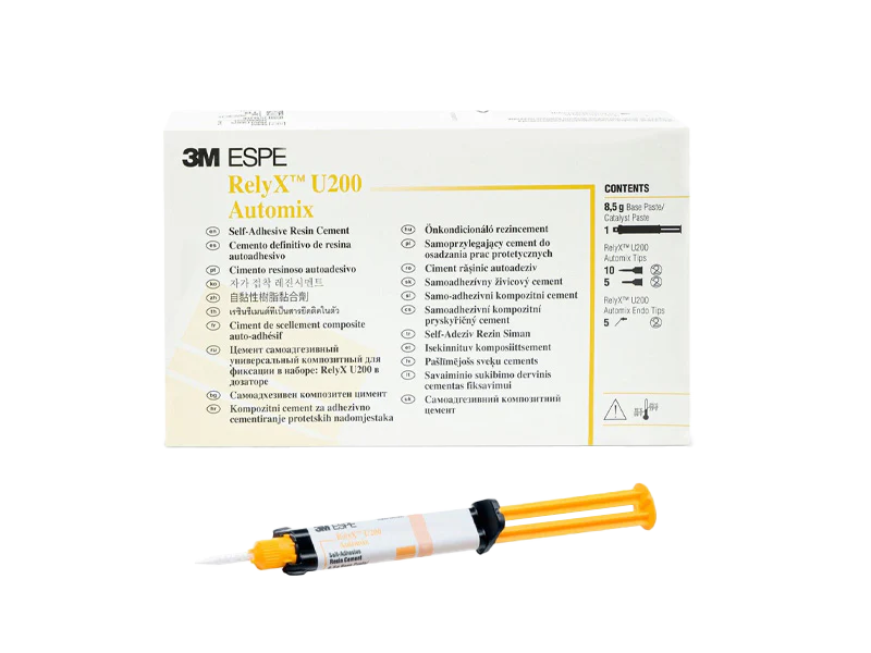3M ESPE RelyX U200 Unicem Self-Adhesive Resin Cement Automix Syringe (8.5gm)