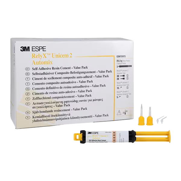 3M ESPE RelyX U200 Unicem Self-Adhesive Resin Cement Automix Syringe (8.5gm)