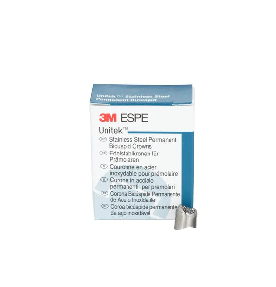 3M™ Unitek™ S S Permanent Maxillary Bicuspid Crowns, 5-Pk All sizes USA