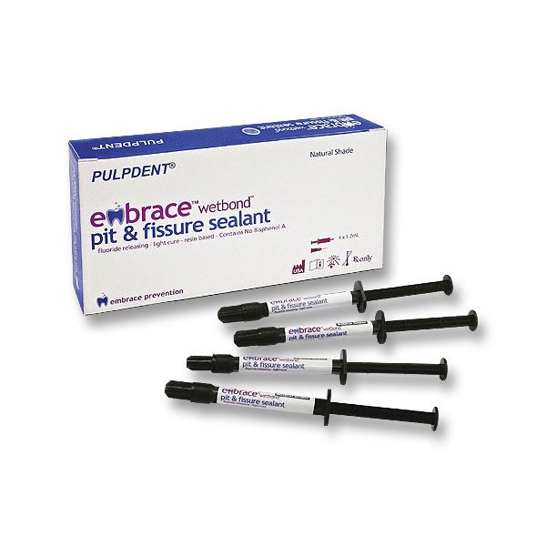 Pulpdent Embrace WetBond Pit & Fissure Sealant – Tri County Dental Supply