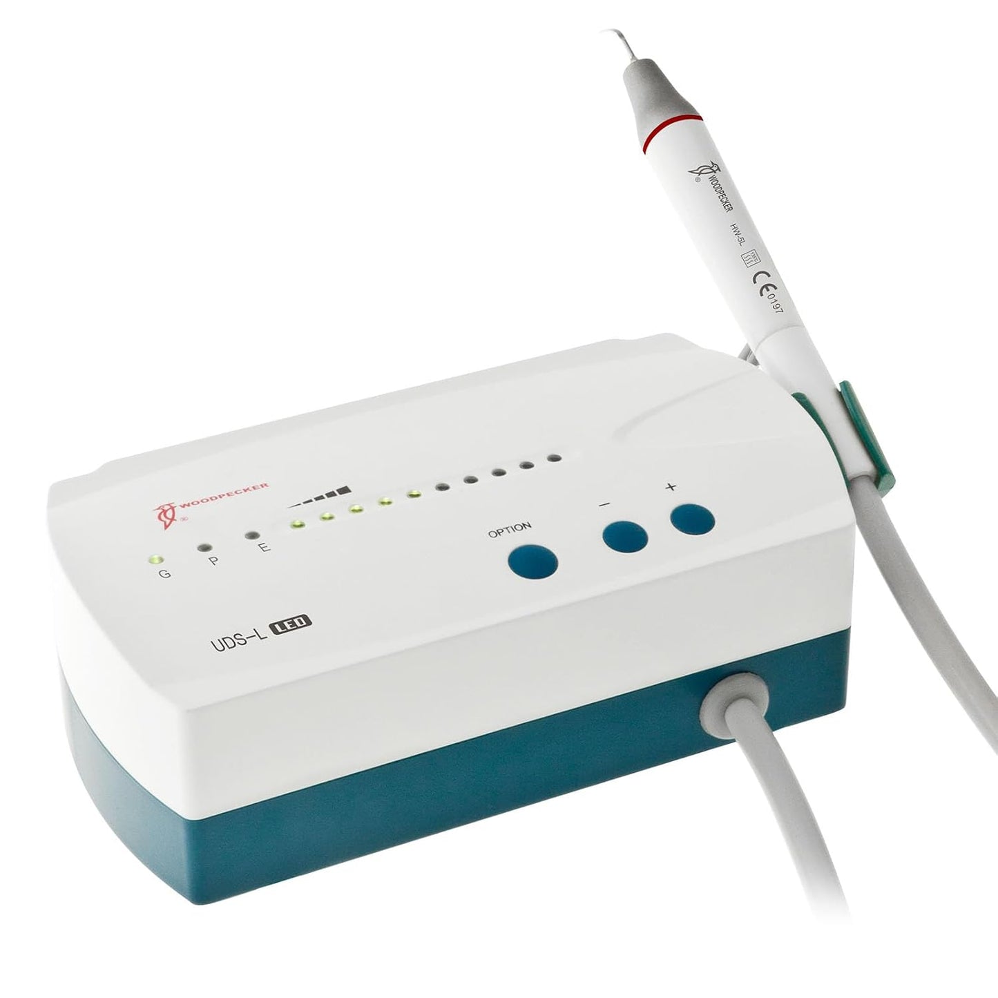 JMU Woodpecker UDS-L LED Dental Ultrasonic Scaler with Reservoir 5 Tips