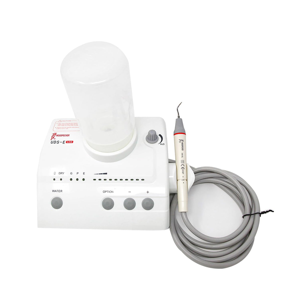 Woodpecker UDS-E LED Dental Ultrasonic Scaler, 2 Water Bottles