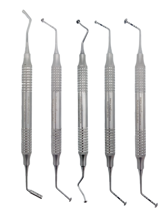 REDLAND 5 Pc Mushroom Sinus Lifting Elevators Kit (Silverline)