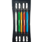 REDLAND 5 Pc Pk Thomas Waxing Kit (Silver Handle-Multicolors)