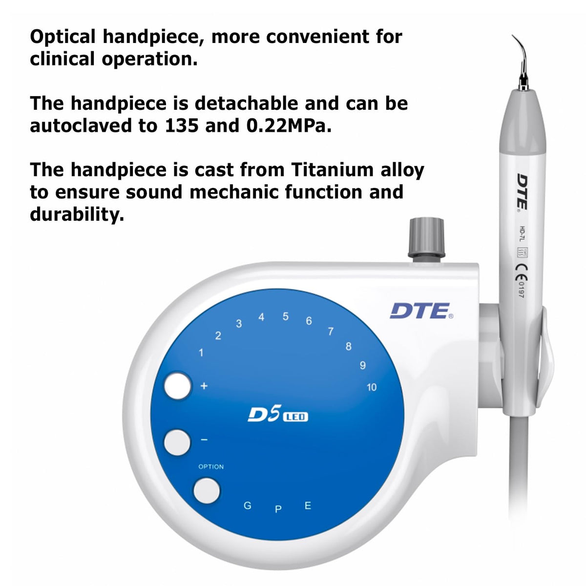 DTE D5 LED Ultrasonic Piezo Scaler
