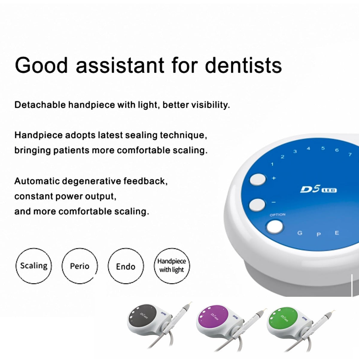 DTE D5 LED Ultrasonic Piezo Scaler