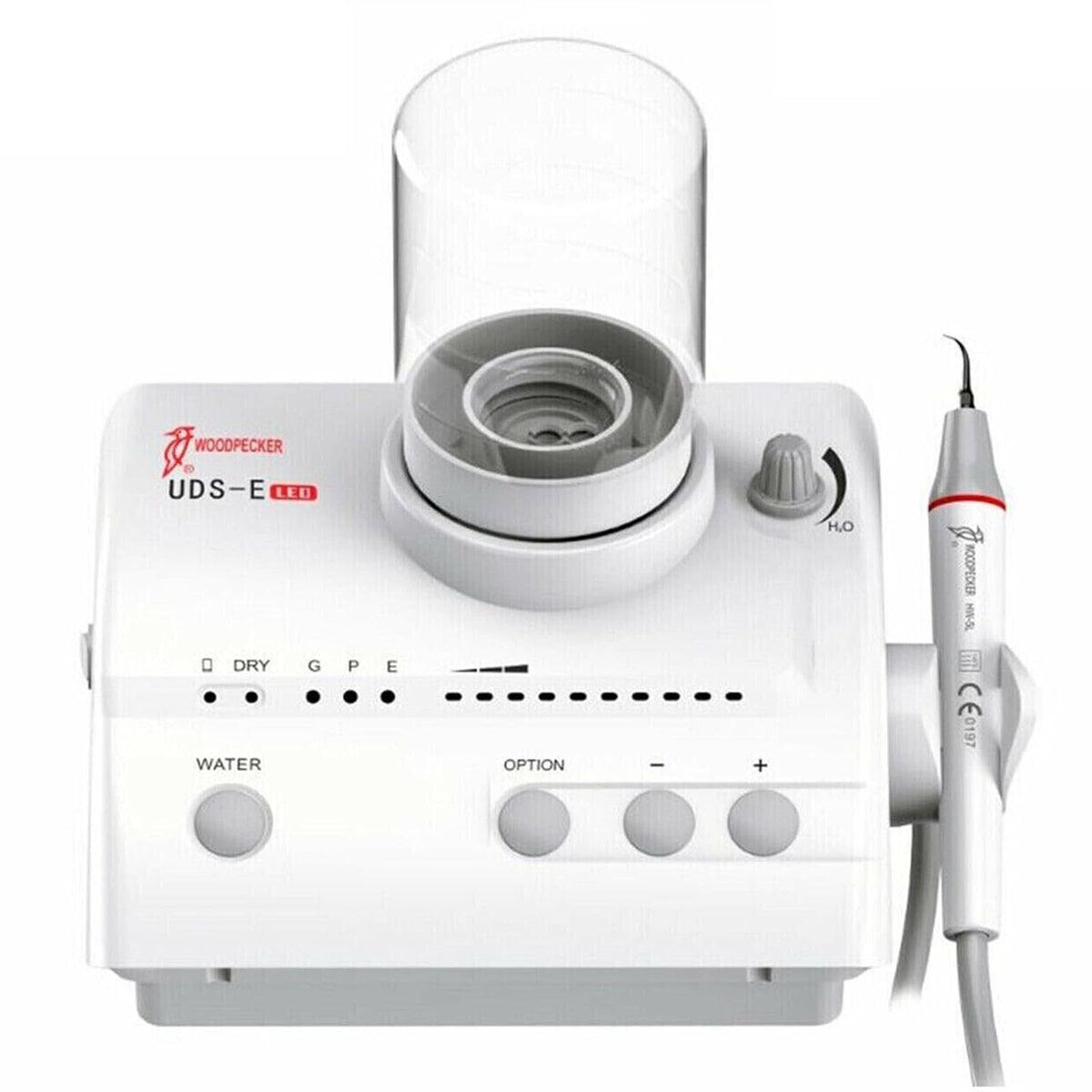Woodpecker UDS-E LED Dental Ultrasonic Scaler, 2 Water Bottles