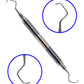 REDLAND DENTAL HYGIENIST  SCALER CURETTES AUTOCLAVABLE CASSETTE (7 PC) BLUE AND GOLD LINE