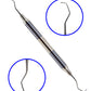 REDLAND DENTAL HYGIENIST  SCALER CURETTES AUTOCLAVABLE CASSETTE (7 PC) BLUE AND GOLD LINE