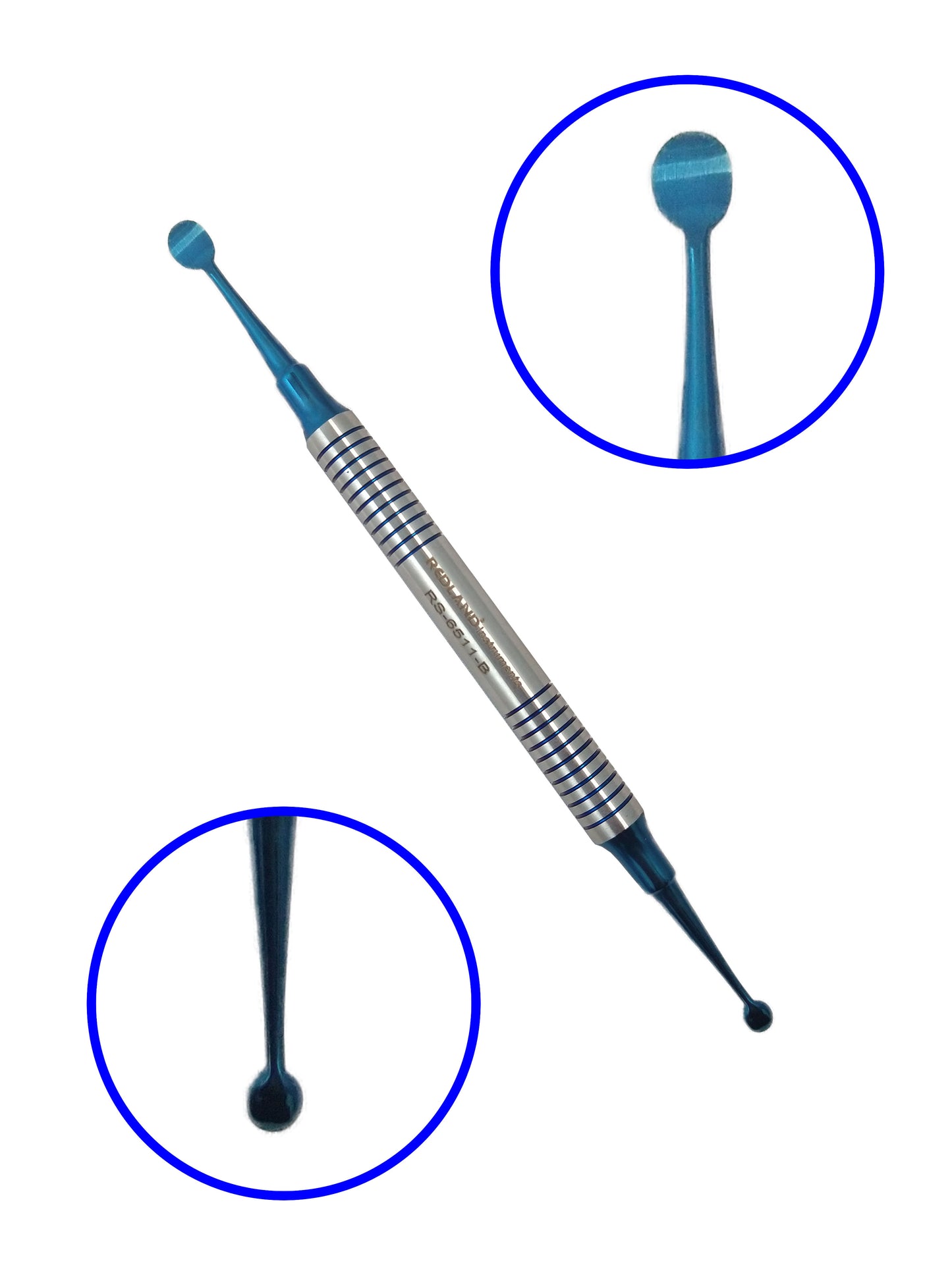 REDLAND Dental Oral (Micro) Surgery Instruments Kit (Blue Line)