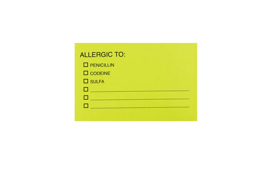 Compliance Training Partners “Allergic To” Labels (x5)