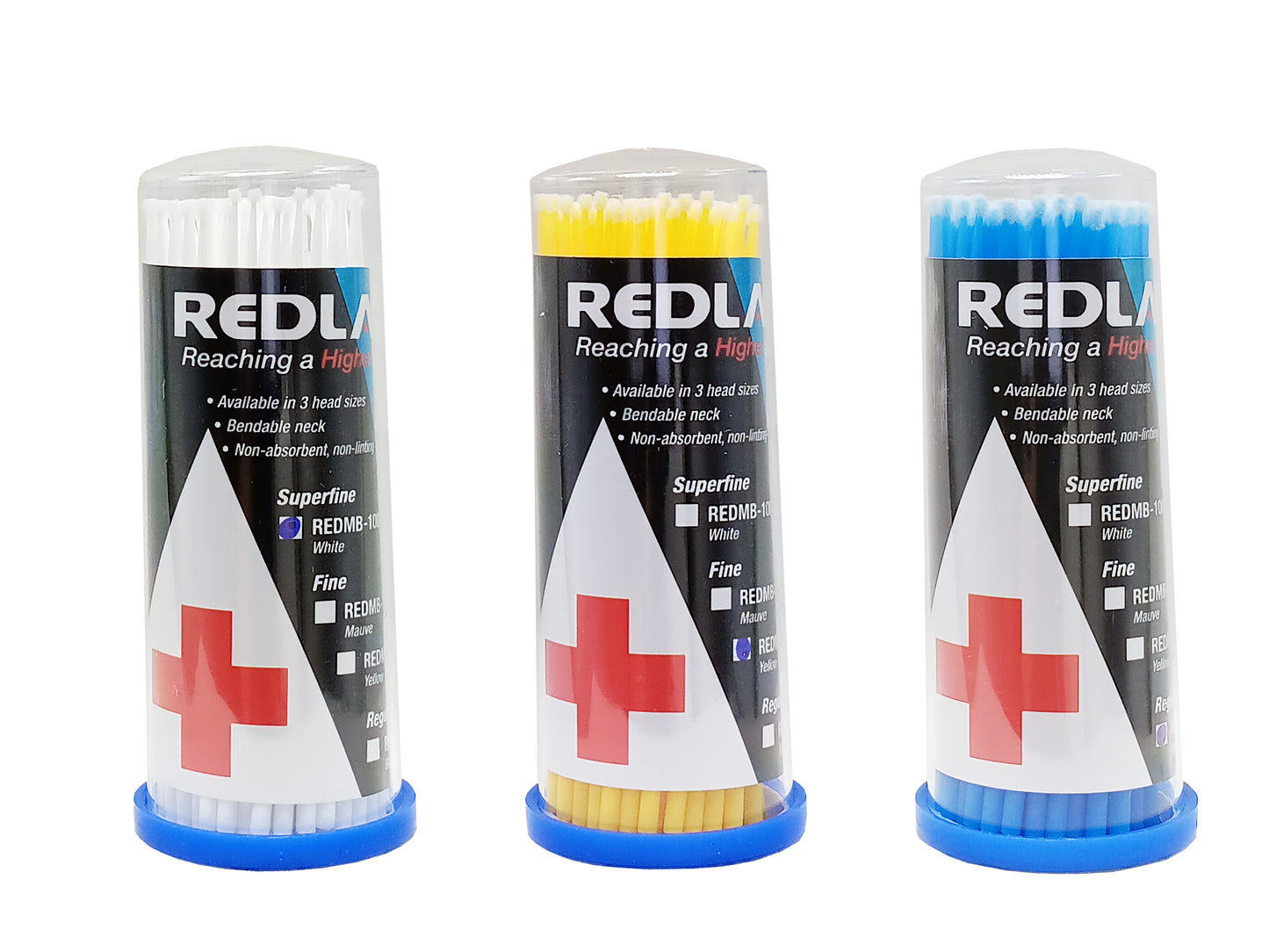 REDLAND Disposable Micro-Brush Applicators Bendable Reg/F/SF