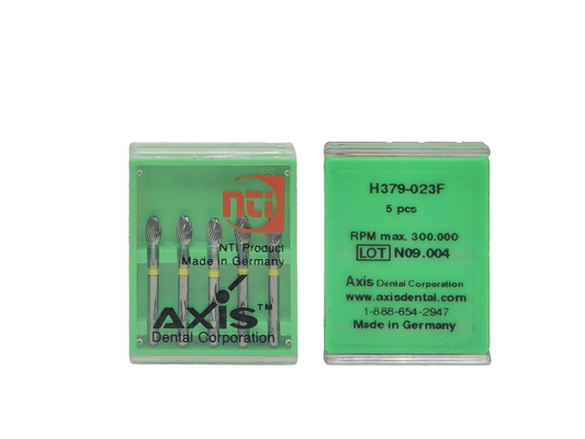 Axis NTI Carbide Bur Trimming & Finishing Friction Grip H379-023F  (2 packs of 5)