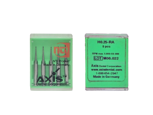 Axis NTI Carbide Bur Operative Right Angle H0.25-RA  (2 packs of 5)