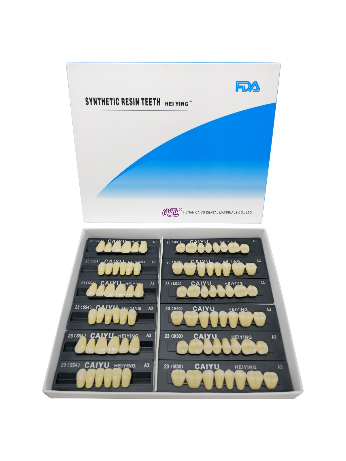 Caiyu Hei Ying Synthetic Resin Teeth 23 (SS4) A3