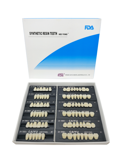 Caiyu Hei Ying Synthetic Resin Teeth 24 (SS3) A1