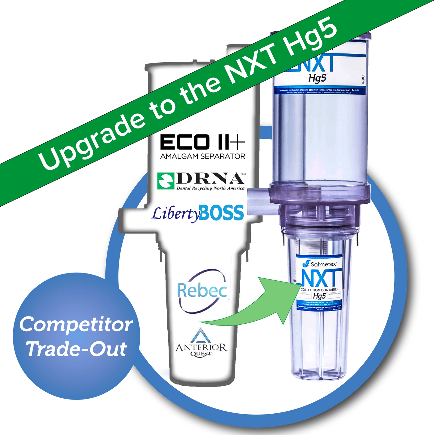 Competitor Trade-Out – Upgrade to the NXT Hg5 Amalgam Separator