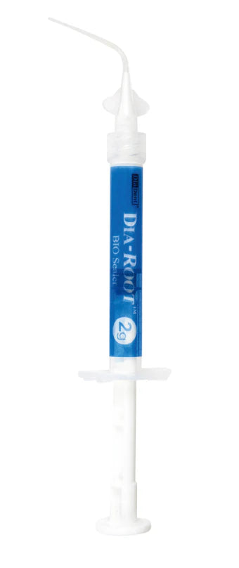 DIA-ROOT Bio Cermaic Sealer for Root Canal Filling & Sealing 2g Syringe + 20 Tips