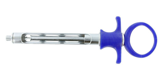 Dental Surgical Aspirating Syringes - Blue