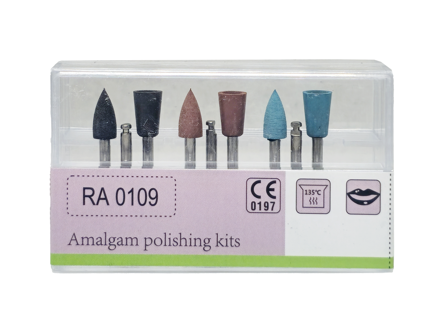 REDLAND Dental Amalgam Polishing kit RA0109 for Low-Speed Handpiece CA 9/PK