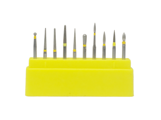 REDLAND Dental Diamond Bur Clinic Kit FG-4106 for Ceramic/Composite Polishing 10/Pk
