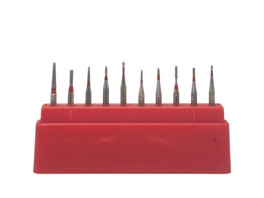REDLAND Dental Diamond Bur Clinic Kit FG-6002 Children Teeth Preparation Polishing 10/Pk